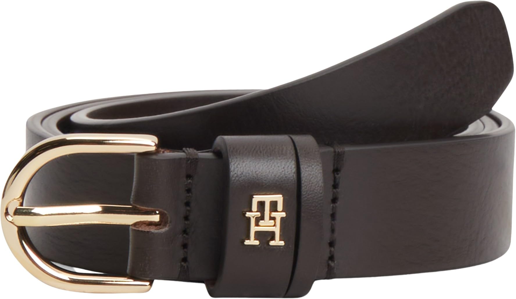 Tommy Hilfiger Women Essential Effortless 2.5 Aw0Aw16836 Adjustable Belt, BROWN, 85