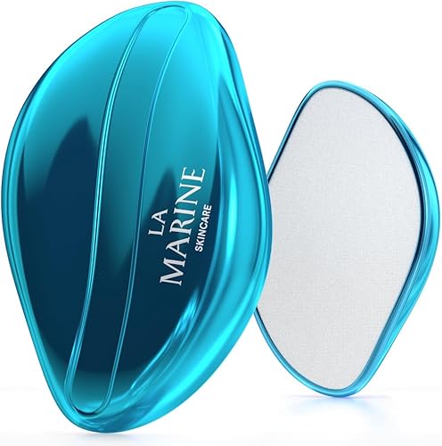 LaMarine Skincare Borrador de pelo de cristal para mujer, removedor de pelo mágico para mejorar la textura de la piel y exfoliación sin dolor,