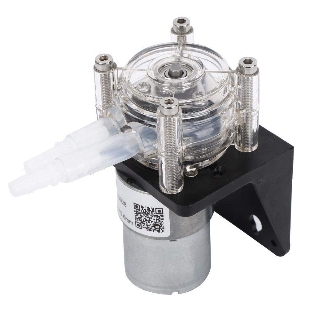 Bomba peristáltica Tres rodillos 500 ml/M Bomba dosificadora Motor de engranajes Bomba peristáltica de laboratorio Bomba dosificadora por goteo para acuario con base(24V)
