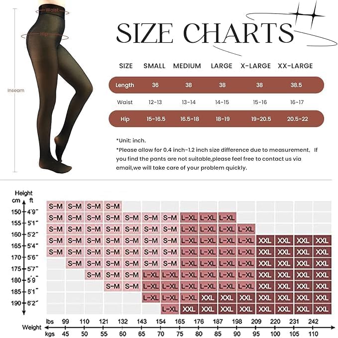 Image of X-CHENG Fleece Lined Tights Sheer Women - Fake Translucent Warm Pantyhose Leggings Sheer Thick Tights for Winter