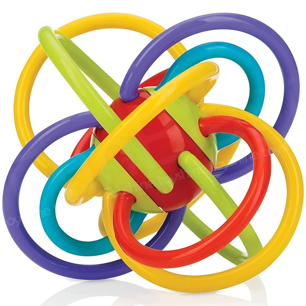 Toyshine Baby Activity Easy Grasp BPA-Free Infant Teether Cum Loopi Toy Shaker Ball for Babies Boys Girls Toddler Gift (B0DCBM6347) Amazon Price History, Amazon Price Tracker