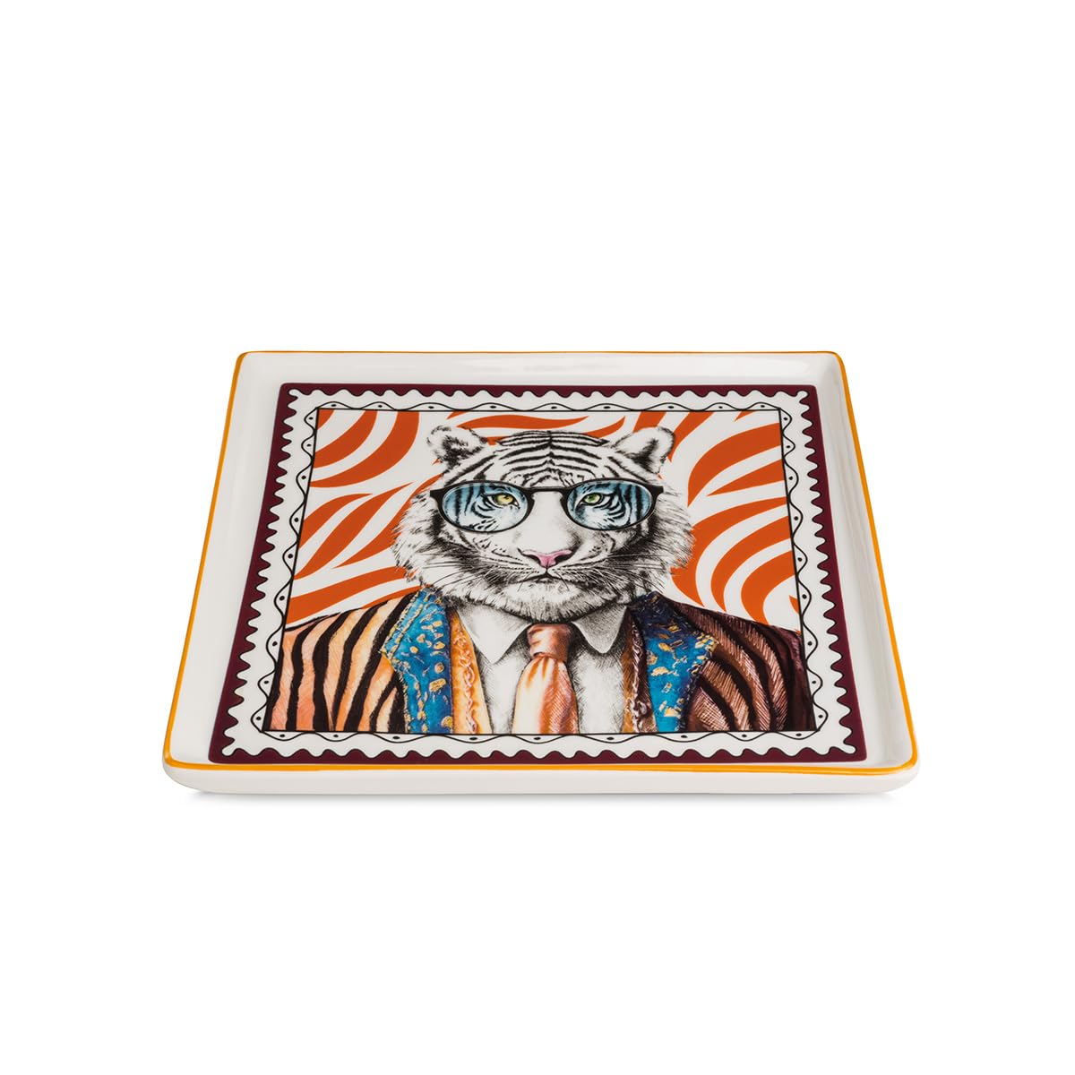 Egan Vassoio Human Essence Tigre Courage 19X19