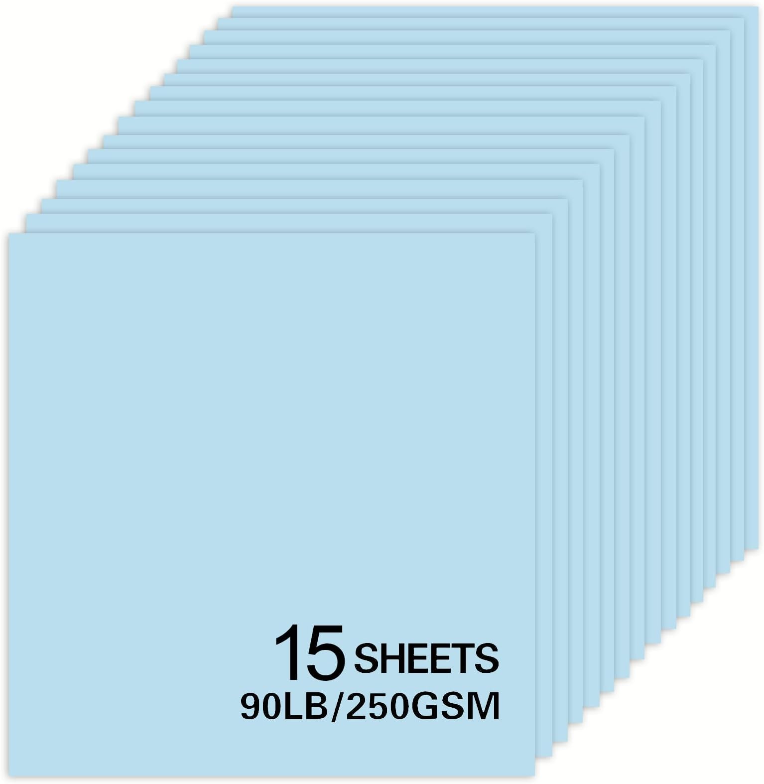 25Sheets Light Blue Cardstock Paper, 8.5 x 11 Card stock