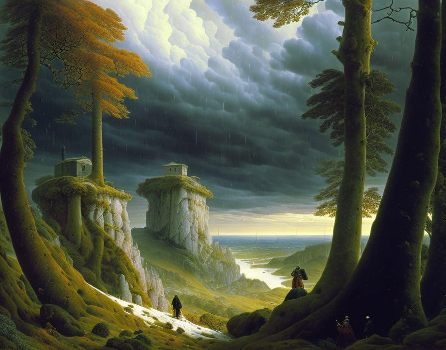Toile SERENDIPITP Shelter From the Storm 58x90 cm poster mural sans cadre