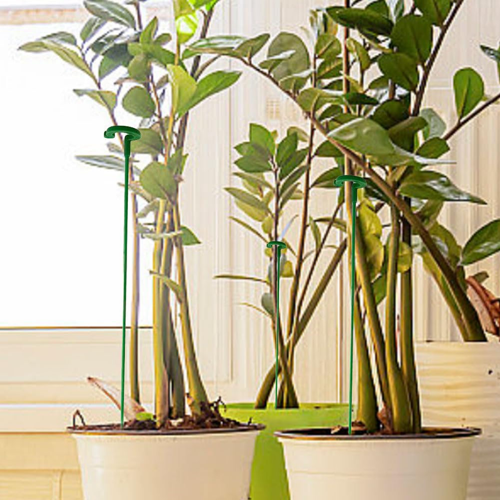 Tuteur Plante 10/30 Pack 17/27/37/48cm Jardin Tige Unique Support Piquet de Fleurs for Plantes d'intérieur et d'extérieur Fleurs tomates(10pcs 48cm)