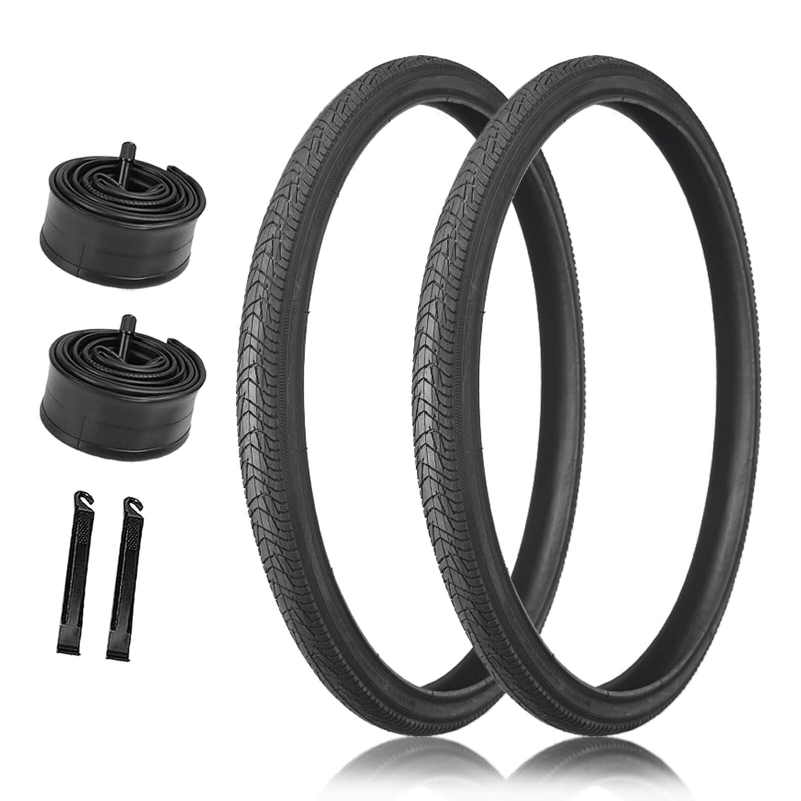 700x38c(38-622) Opona Do Roweru Szosowego I Zestaw Dętek 700 38c(38-622) Wysokowydajne, Odporne Na Przebicie Akcesoria Zamienne Do Rowerów Kompatybilne Z Urban Mountain Trike