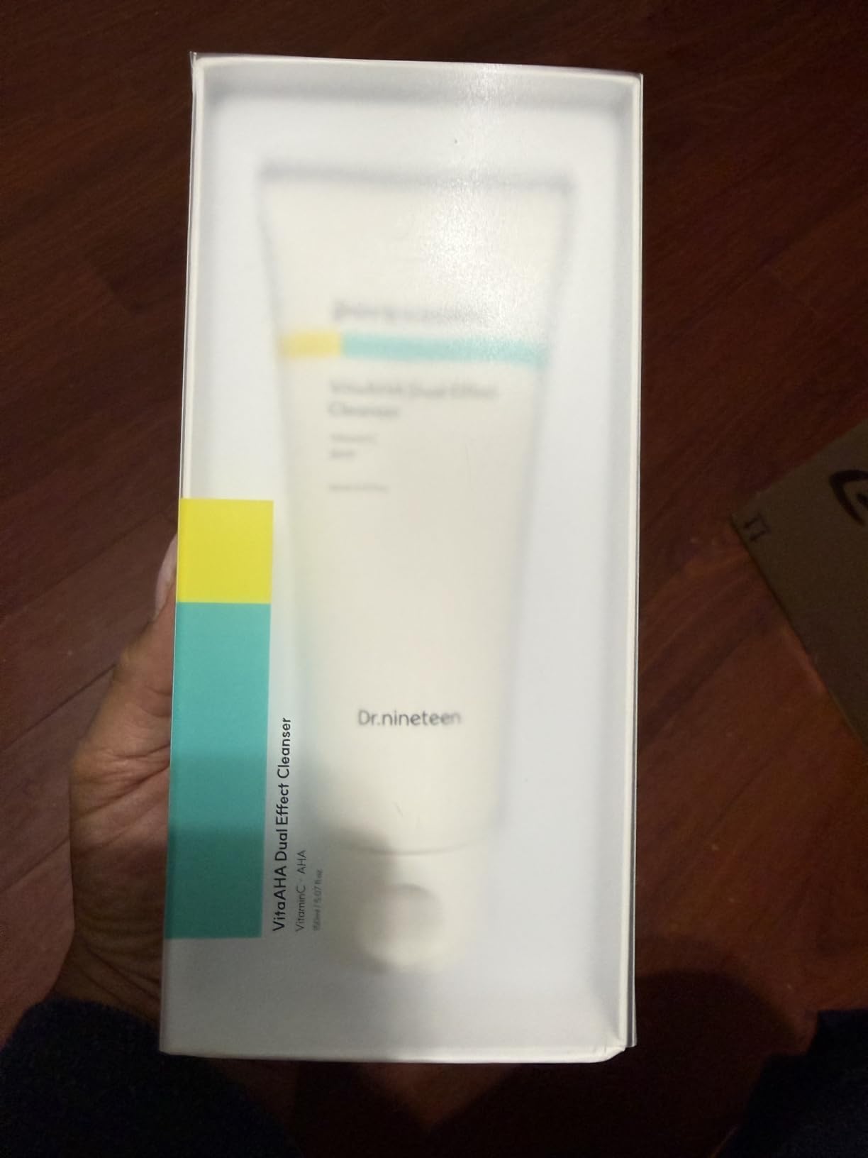 Dr.nineteen Porexsome VitaAHA Dual Effect CleanserㅣAHA + Vitamin C + OxygenㅣNatural micro exfoliating particles 35,000ppmㅣFacial Cleanser for Pore TighteningㅣKorean Skin Care (5.07 Fl.oz.)