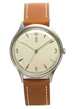 1000円引き中★ノーロゴ ブレスウォッチ スイープ運針 オマージュ ホワイト ノーロゴ ブレスウォッチ》スイープ運針 腕時計