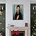 Amedeo Modigliani Femme Aux Yeux Bleus (1918) Wall Art Prints Paintings Wall Art Gifts Bedroom Prints Home Decor Hanging Picture Canvas Paintings 08x12inch(20x30cm)