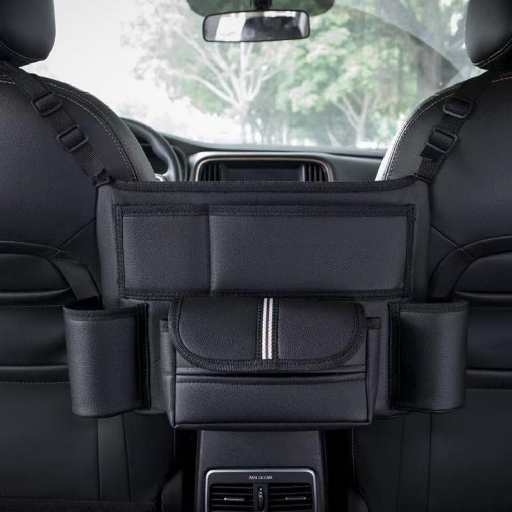 Organizador Asiento Coche para VW Cross Touran, Organizador Extraíble Entre Asientos Delanteros Organizadores para Coche Organizador Coche,C