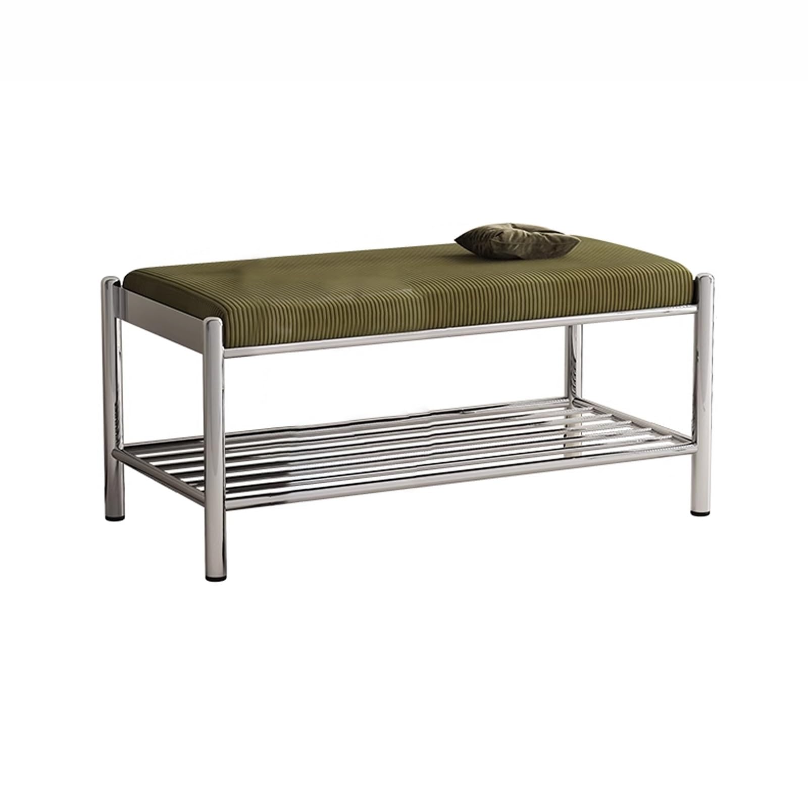 Banc d'entrée en velours côtelé pour sublimer votre chambre