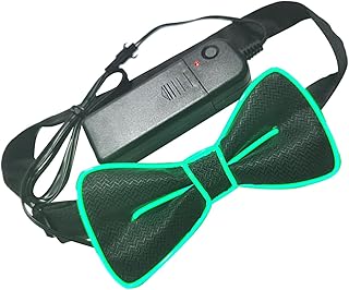 Bowtie - Accesorio de iluminación para niños, diseño de neón, color negro