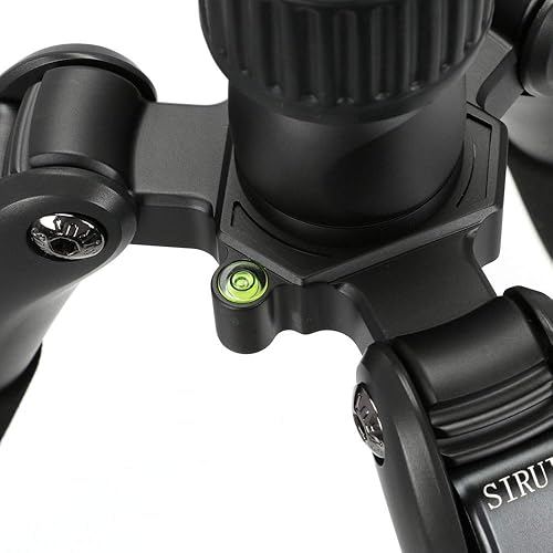 Miniatura 4 de Sirui T-2204S Serie T-S - Trípode de viaje de fibra de carbono, monopié, capacidad de 33 libras, color negro