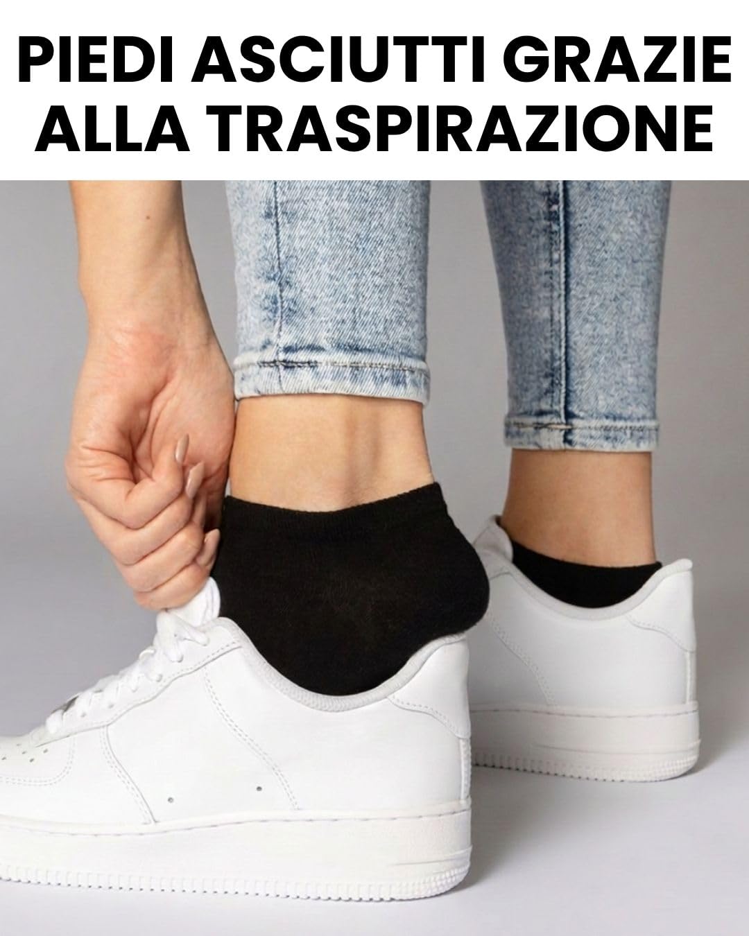 sockenkauf24 10 | 20 | 30 Paia Calzini Corti Uomo Donna Calze Corte Nero Bianco Grigio Cotone