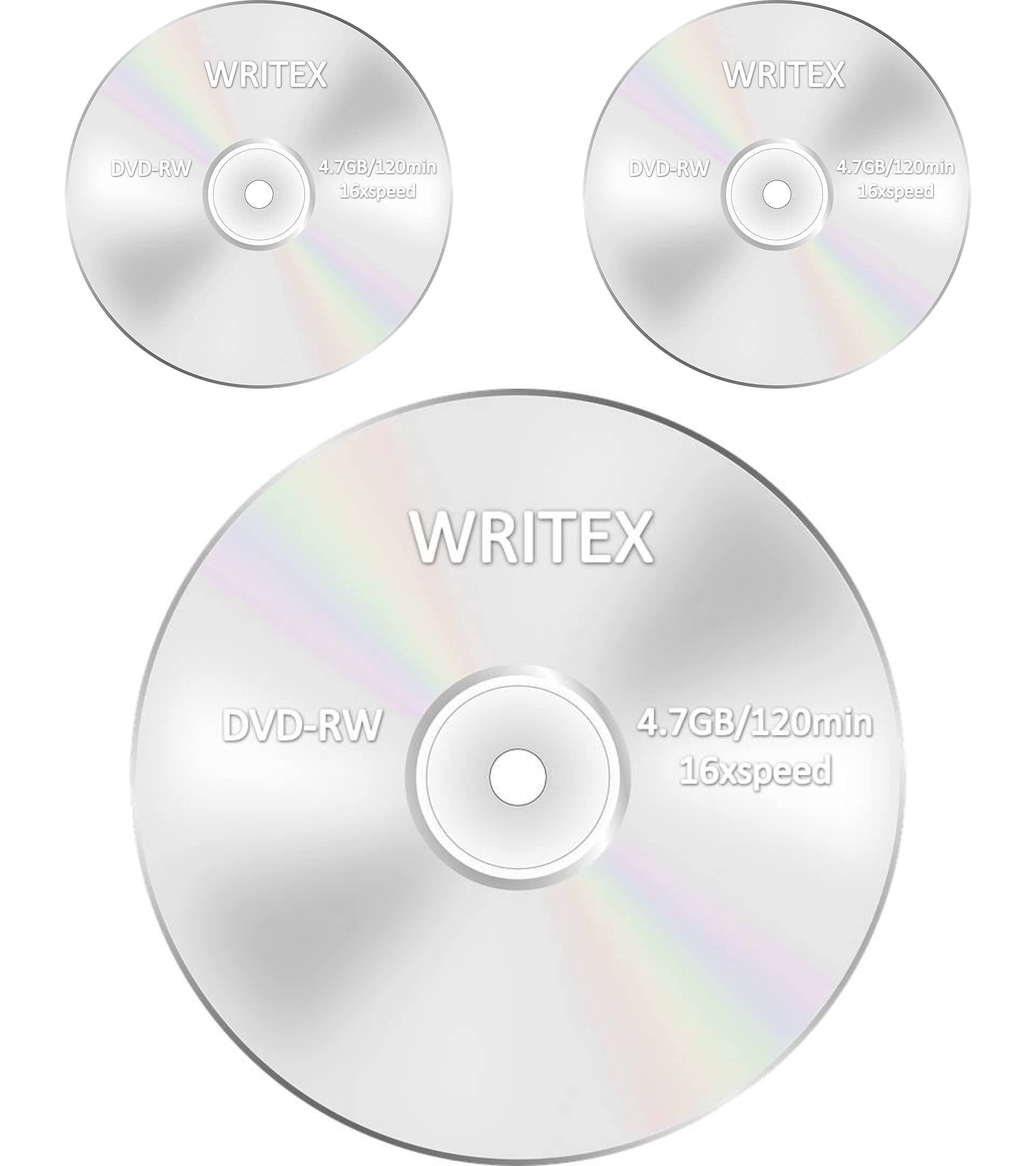 generic Writex Genuine Branded Blank DVD RW 4.7 GB 16X Speed Professional Disk Pack of 3-picture-24