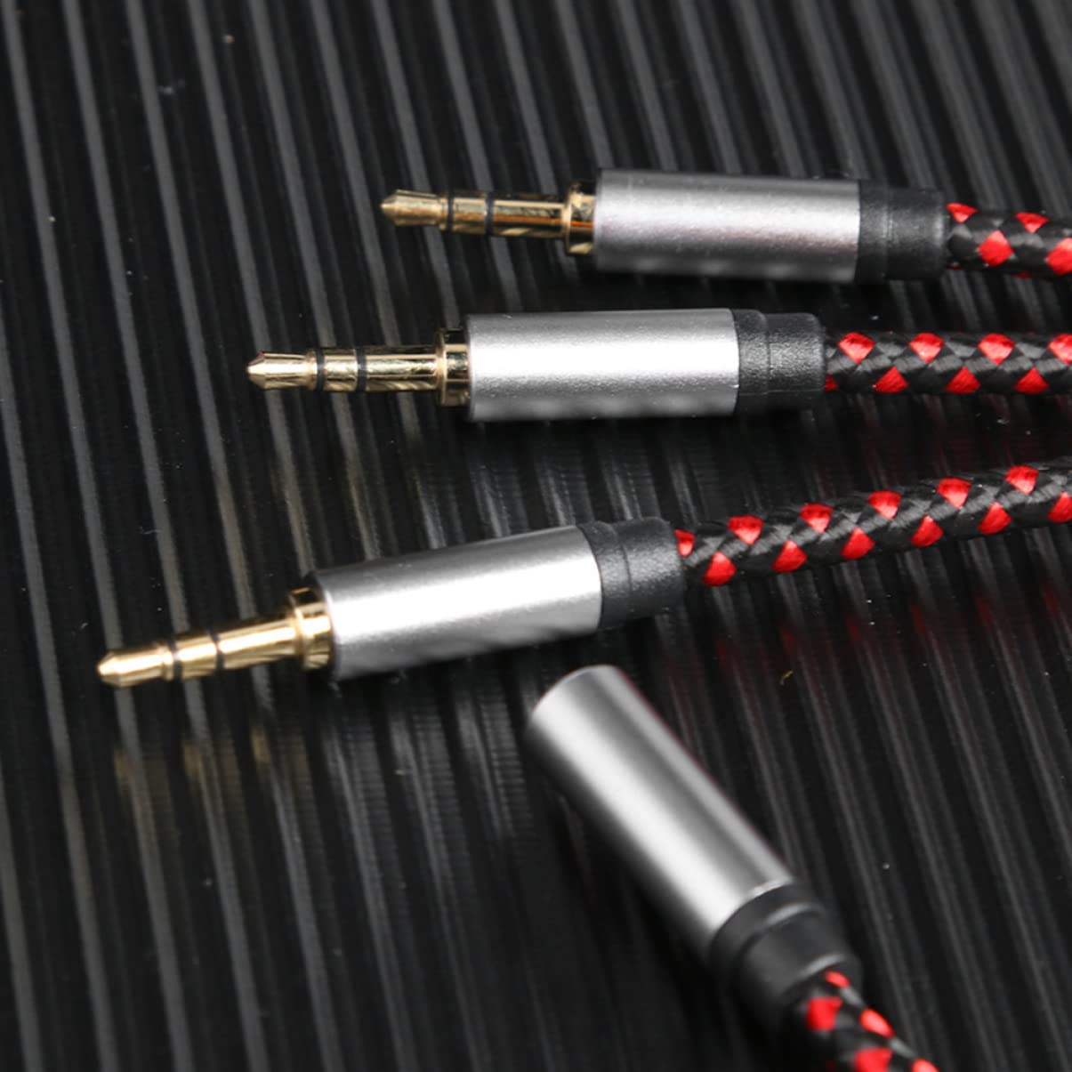 OSALADI 3piezas Cable Divisor De Audio para Auriculares y Micrófono Adaptador De Conexión De Sonido Compatible y Dispositivos Portátiles Ligero y Práctico Extensión De Hembra Machos