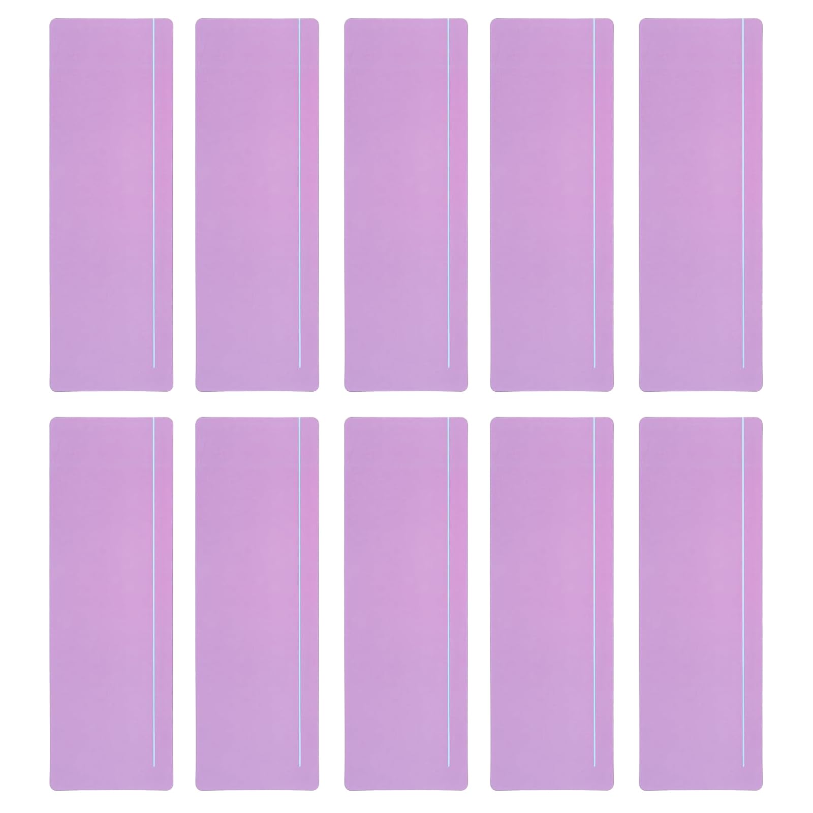 Leequnq Purple 10 Pcs Coloured Overlays For Dyslexia, Reading Rulers, Reading Overlays, Overlay Dyslexia, For Children, Teacher, Reading Beginner