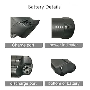 Batteria Litio Ebike 36V 20AH - Per Bici Elettrica 750W, Con Caricatore E Lucchetto