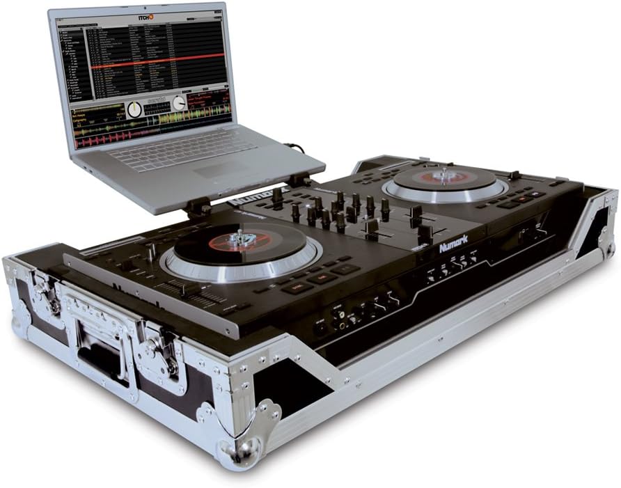 Numark NS7 & NS7II Coffin Style Flight Case NS72 (DJ accessories DJ stands)