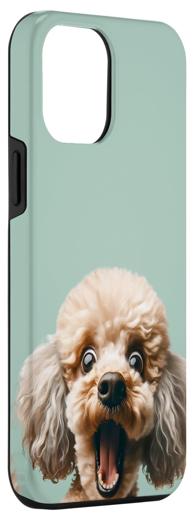 Amazon.co.jp: iPhone 14 Pro Max 面白いプードル 自撮り 犬 ママ 子犬