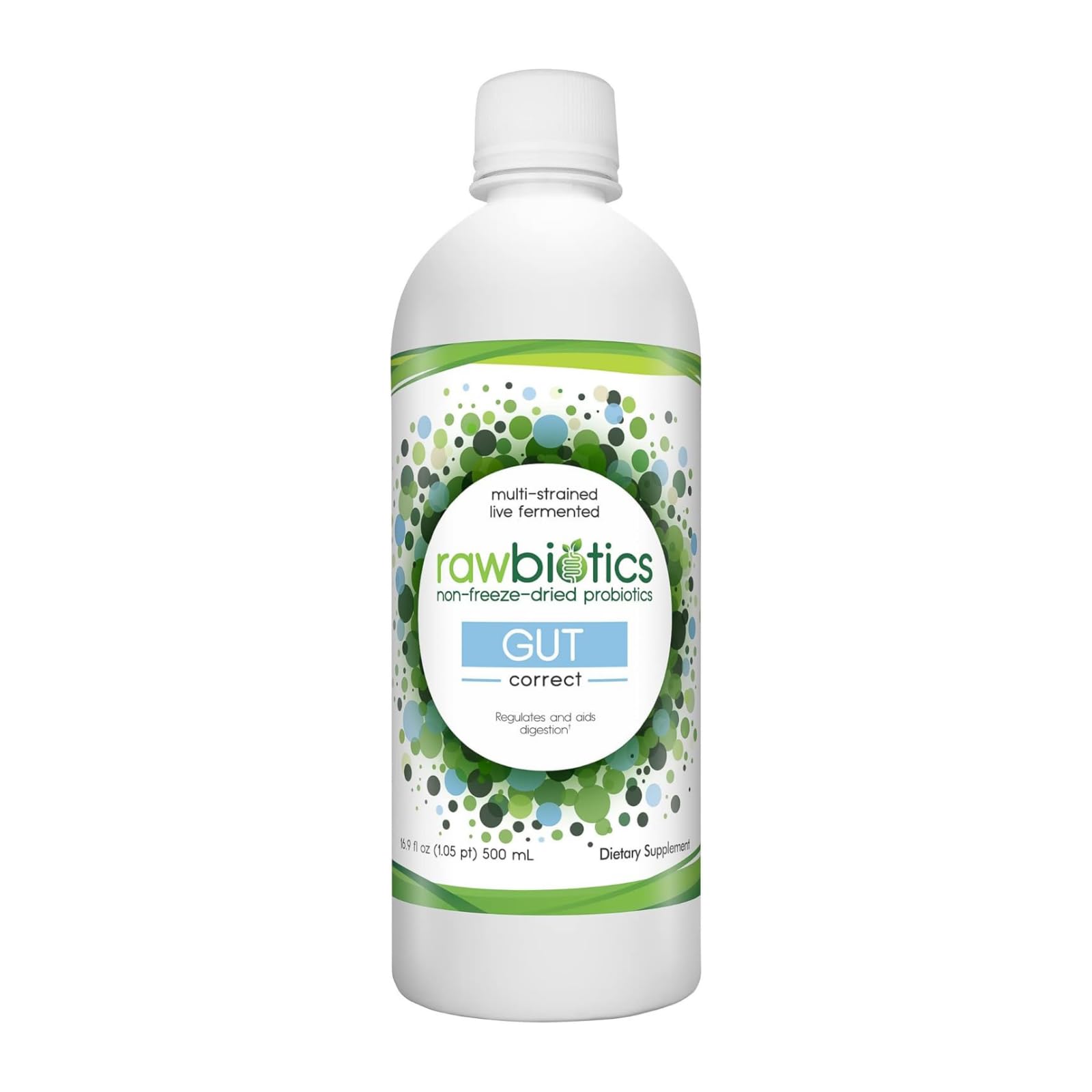 Rawbiotics Gut Correct Non-Freeze-Dried Liquid Probiotic 12 Live Strains
