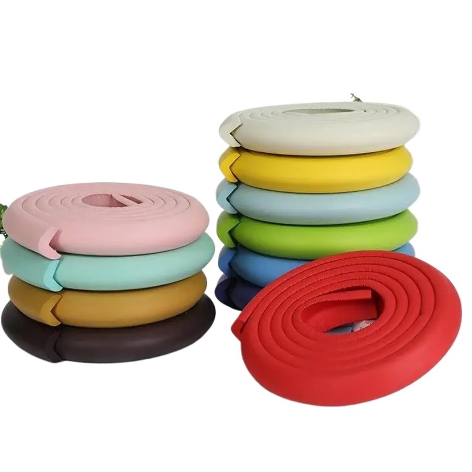 Protectores de Esquinas para mesas, Seguridad Infantil, 2 Metros, Forma de U, Extra Gruesos, para Muebles y escritorios, Cinta Protectora de Espuma.