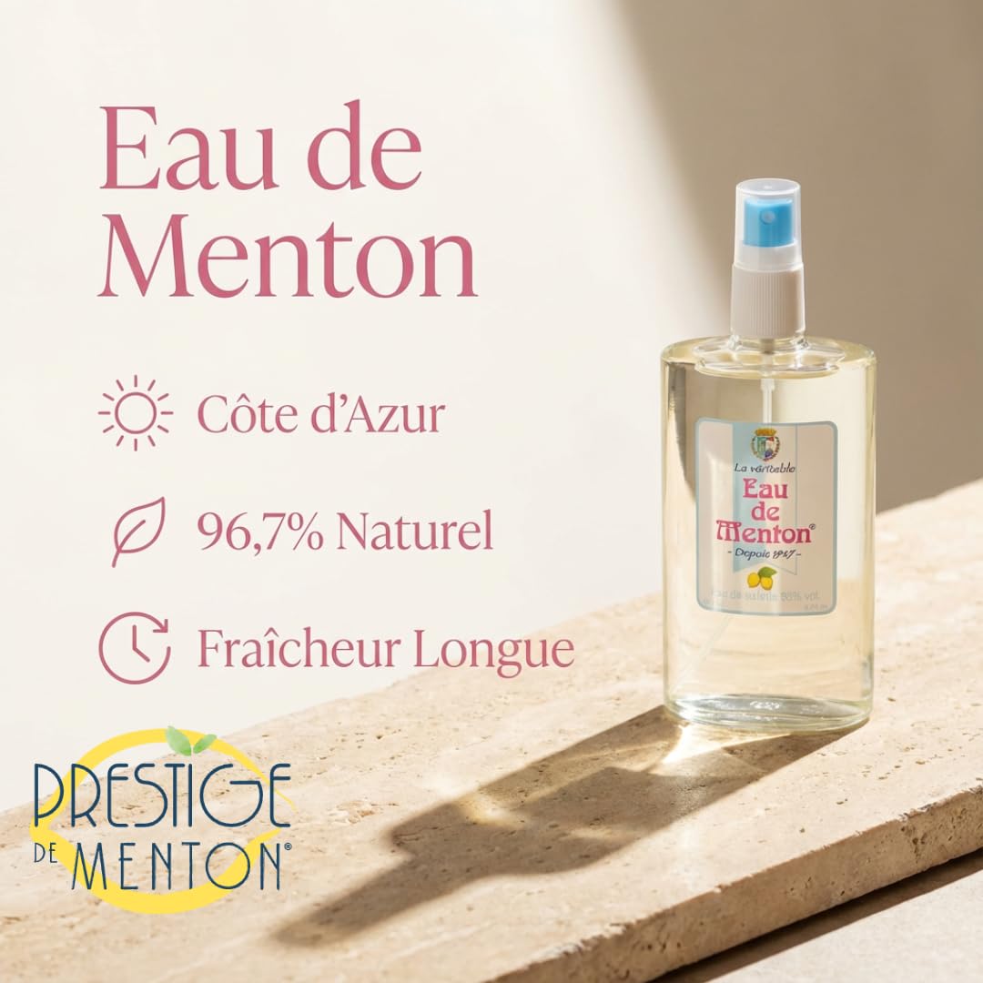 Eau de Menton - Eau de toilette al limone (200 ml)