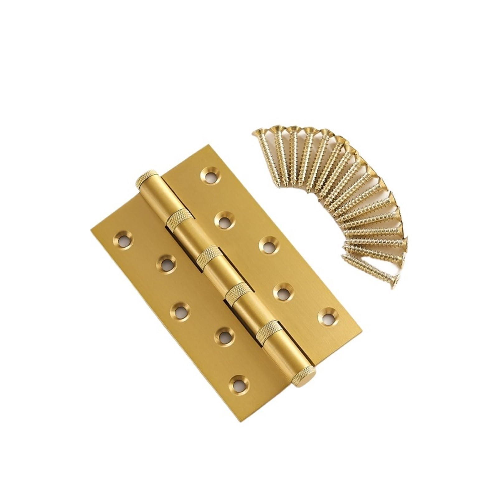 Pjfcewfdgx H4016-Sb Thickened Mute Brass Knurled Door Hinge