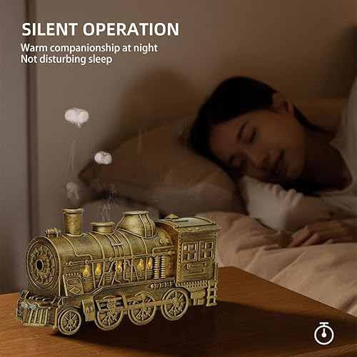 Miniatura 9 de Steam Train Air Diffusers for Home, Aromatherapy Humidifier & Essential Oil Diffuser, 300ml Cool Mist Quiet Aromatherapy Diffuser with Dual Mist and