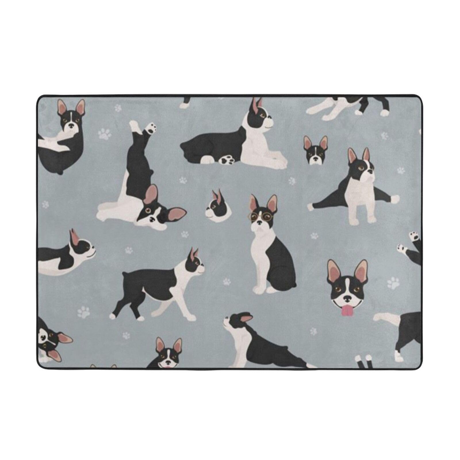 Tapis de yoga Boston Terrier de qualité supérieure pour maison et salon