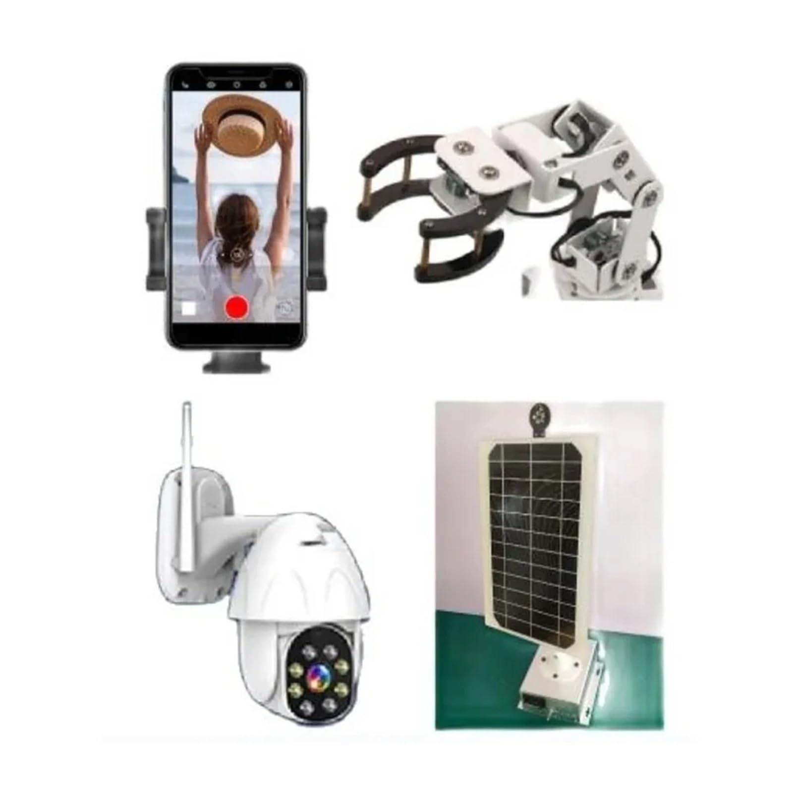 DIY DC dwuosiowy Pan Tilt śledzenie i monitorowanie energii słonecznej Robot duże obciążenie wysoki moment obrotowy w całości z metalu oś X oś Y motoreduktor ślimakowy Dla początkujących DIY