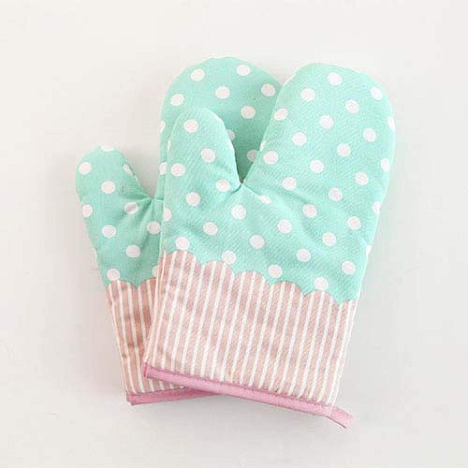 Rustic Style Thickened Lattice, Microwave Oven Heat Insulation Gloves, Microwave Oven Gloves, Anti-Scald Gloves, Cross-Border