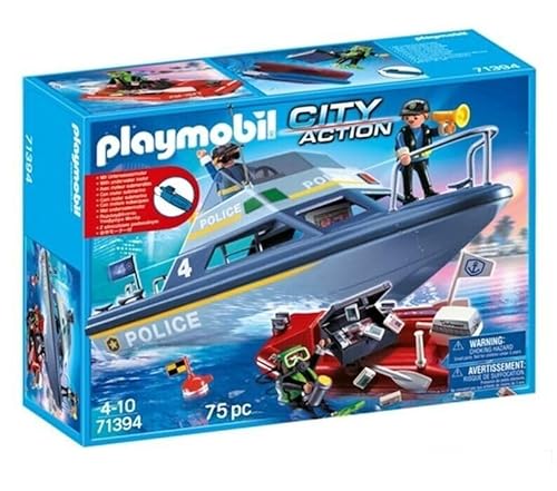 Preisvergleich Produktbild Playmobil 71394 Polizeiboot