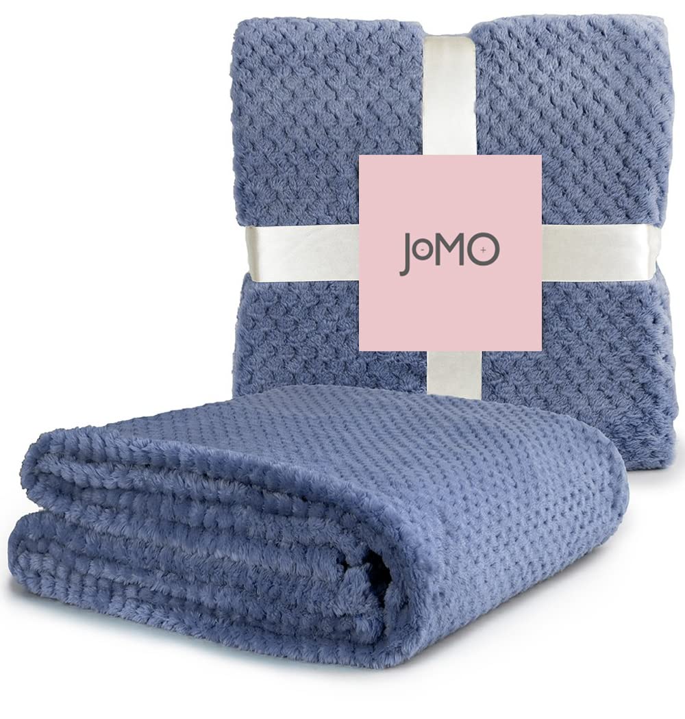 Striped Flannel Blanket Plush Throw Blanket Super Soft Flannel Blanket King Size(220x240) For Bed and Sofas Luxurious Warm and Comfortable (Maroon)