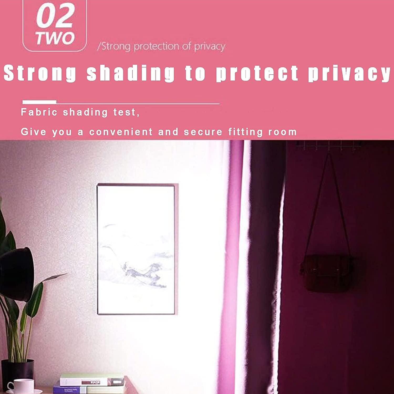 NOBRIM Fitting Room Clothing Store Fitting Room, Portable Dressing Room with Shading Curtain for Indoor Outdoor House Office Shopping Mall for Privacy Protection