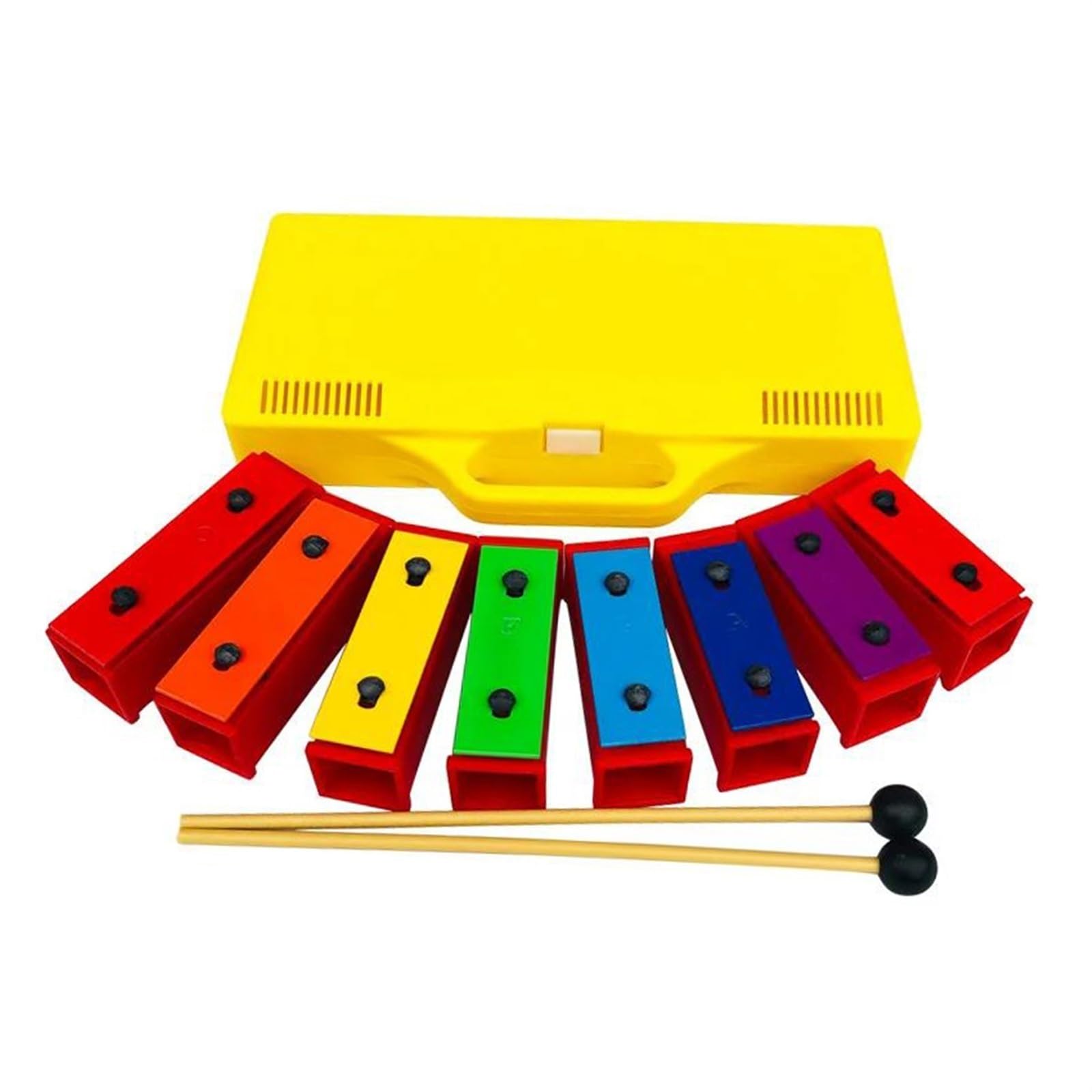 Xylophone Xylophone À 8 Briques Sonores Plaque En Aluminium Instrument Professionnel Pour Débutants