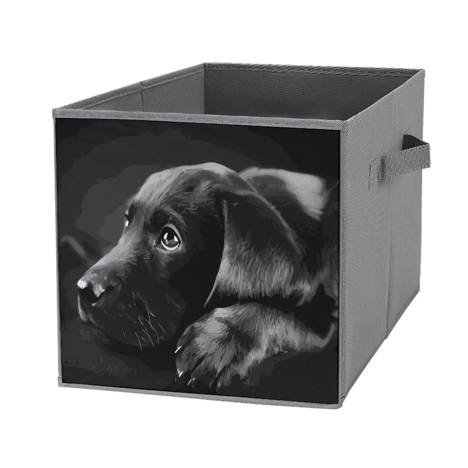 Bac de rangement pliable tissu boîte cubes pour vêtements et linges