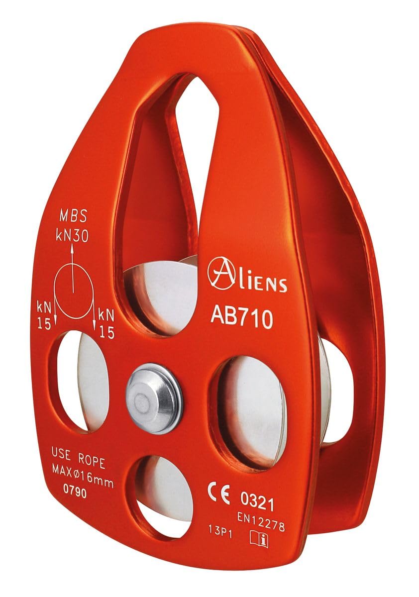 Aliens Doppelriemenscheibe, groß, offen, Verankerung, Unisex, Erwachsene