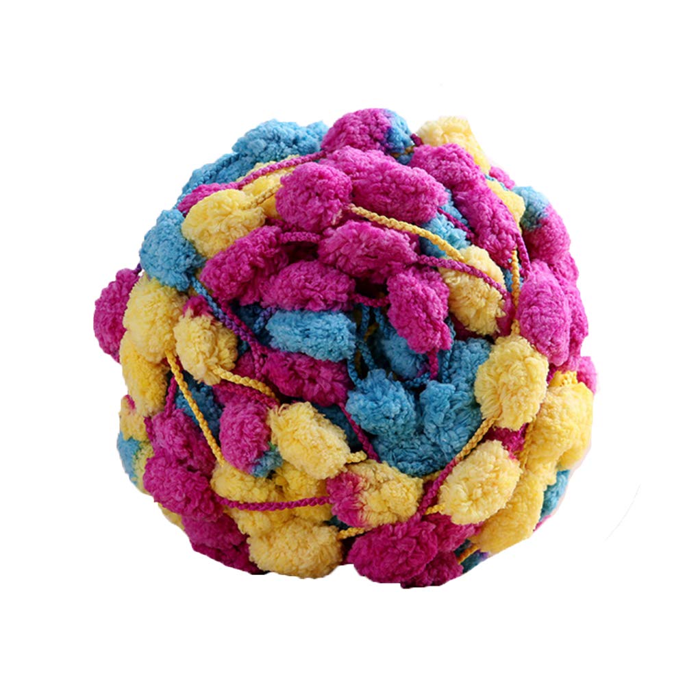 800g/1,8 funta szenil, 100% poliester, gruba dzianina, robótki ręczne, nieporęczne wegańskie miękkie, majsterkowanie(Colorful C12,800g/1.8lbs)