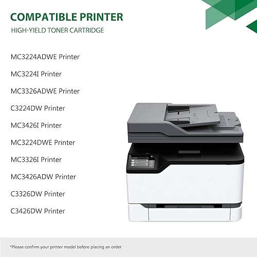 Miniatura 2 de C3210M0 Cartucho de tóner magenta de alto rendimiento 1 unidad repuesto para Lexmark C3224 Magenta para usar con C3224dw C3224dwe MC3224 MC3224adwe