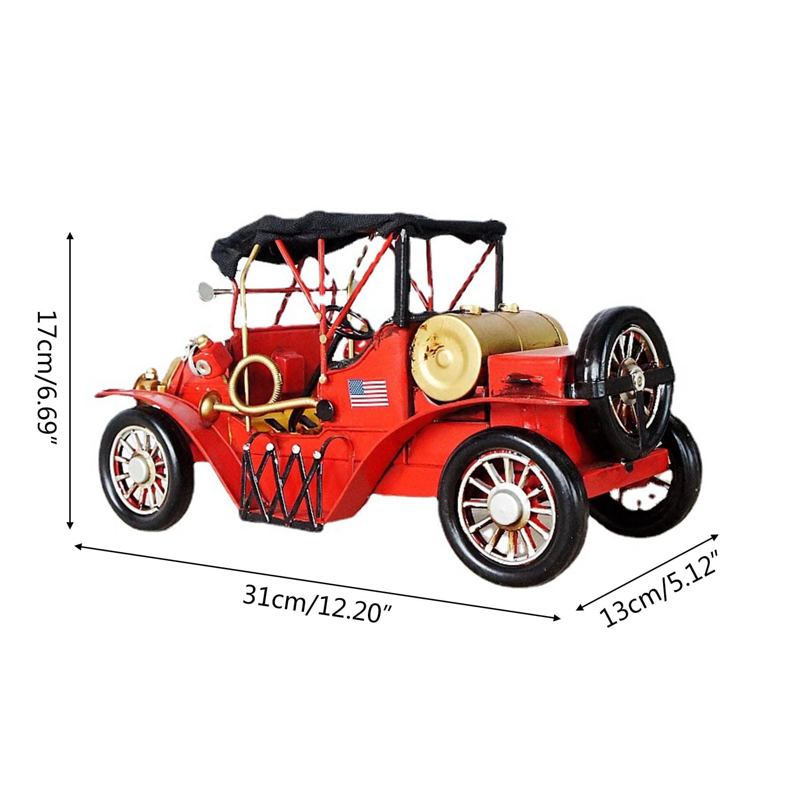 Amazon.co.jp: クラシックカー手作りレトロ車のテーブル装飾家の装飾