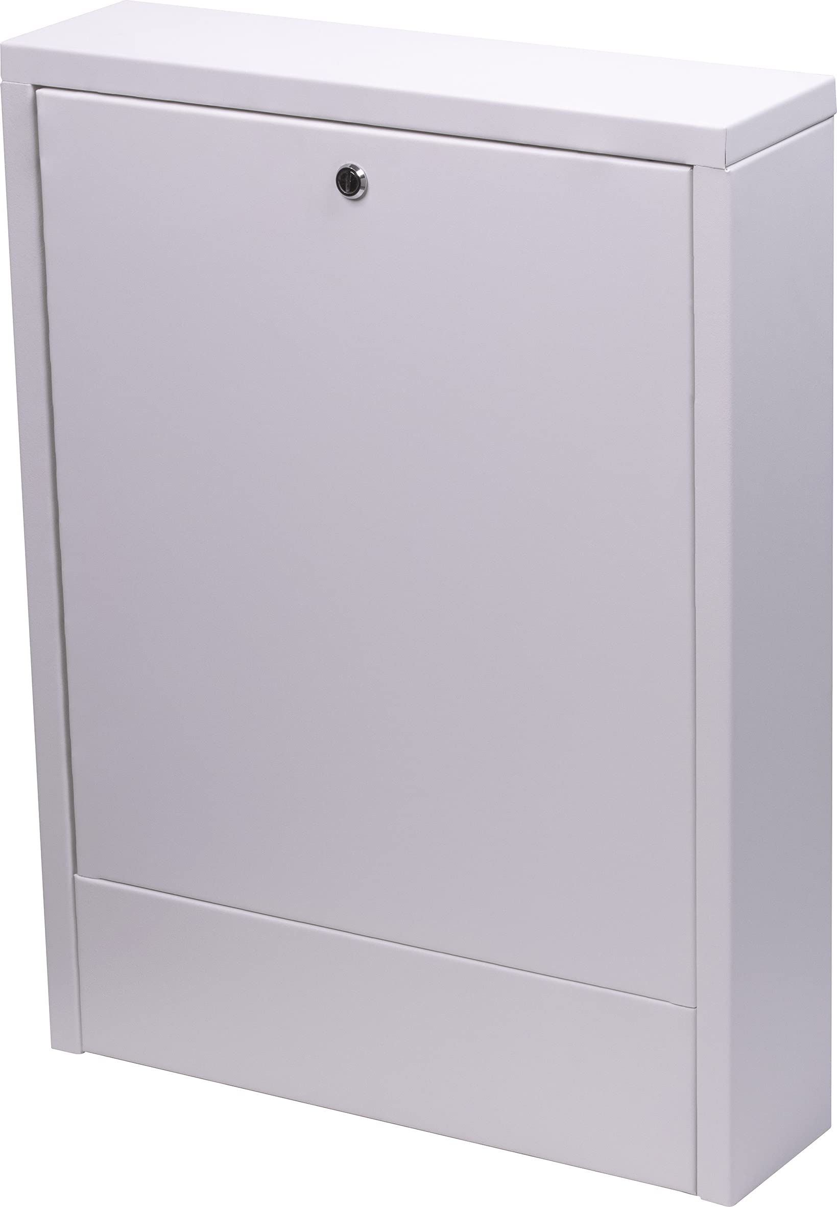 Caja metálica para colector 450x600x120 mm | Ideal para proteger y organizar colectores de calefacción o fontanería | Resistente, estética y fácil de instalar | QUICK PLOMBERIE