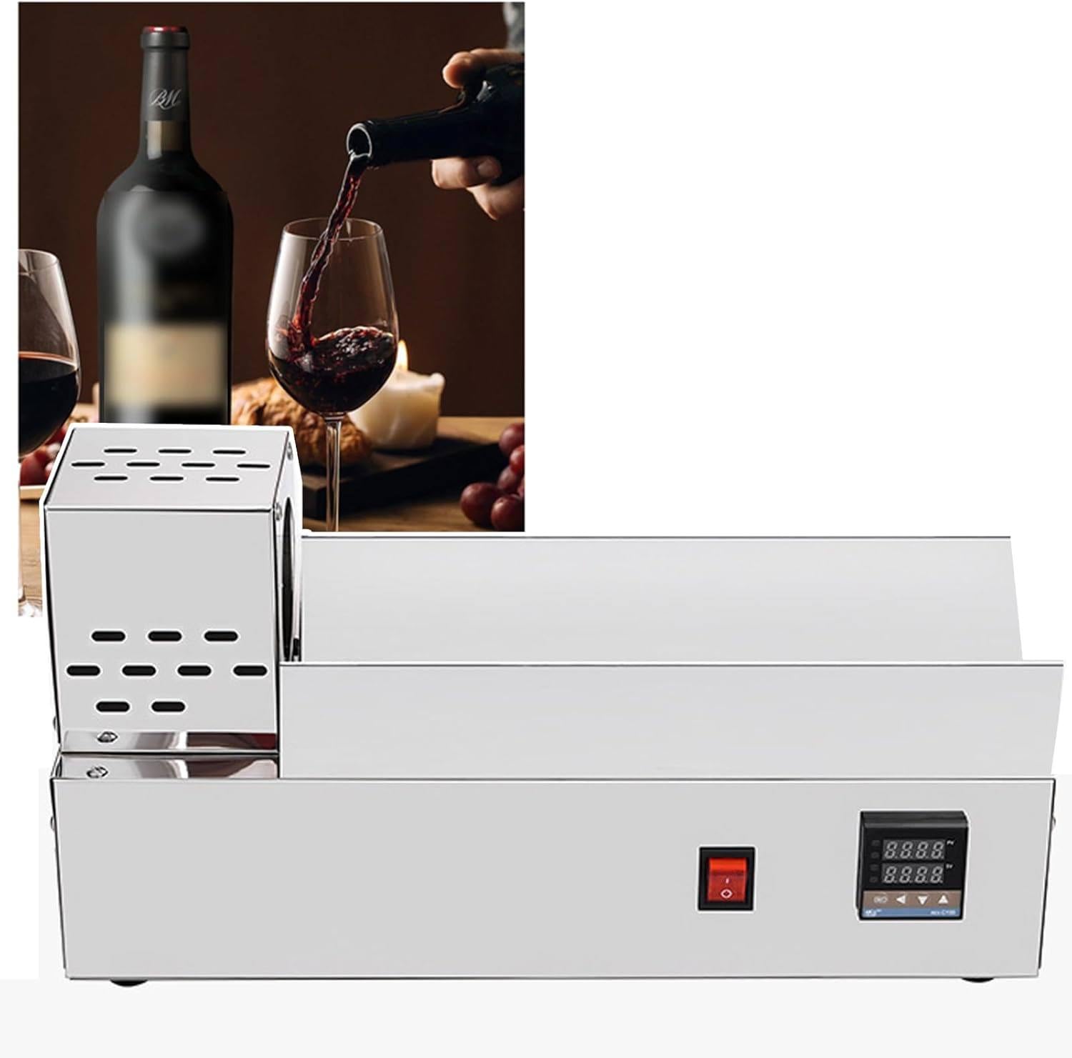 WIANQIAN Wine Capsule Heat Shrinker, 600W Bottle Neck Sleeve Sealer, 220V