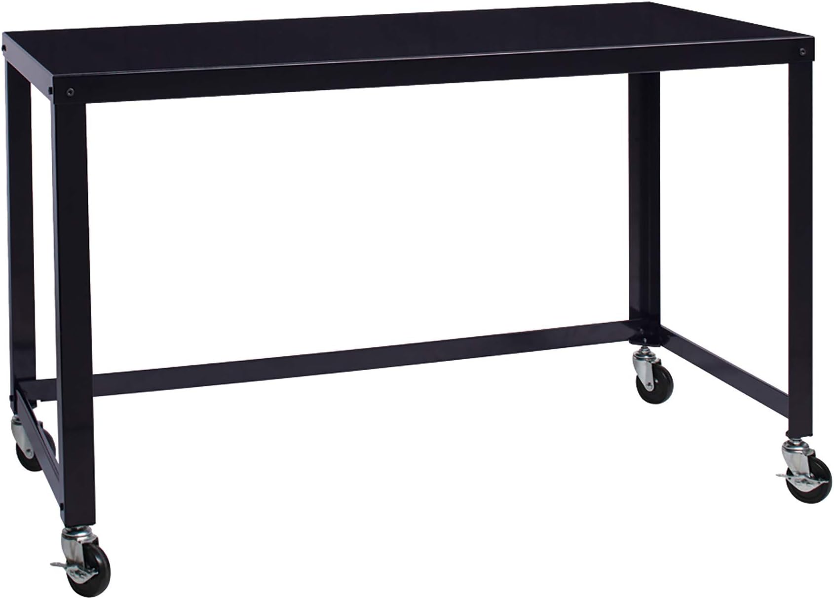 Space Solutions 21647 Mobile RTA Desk, Black