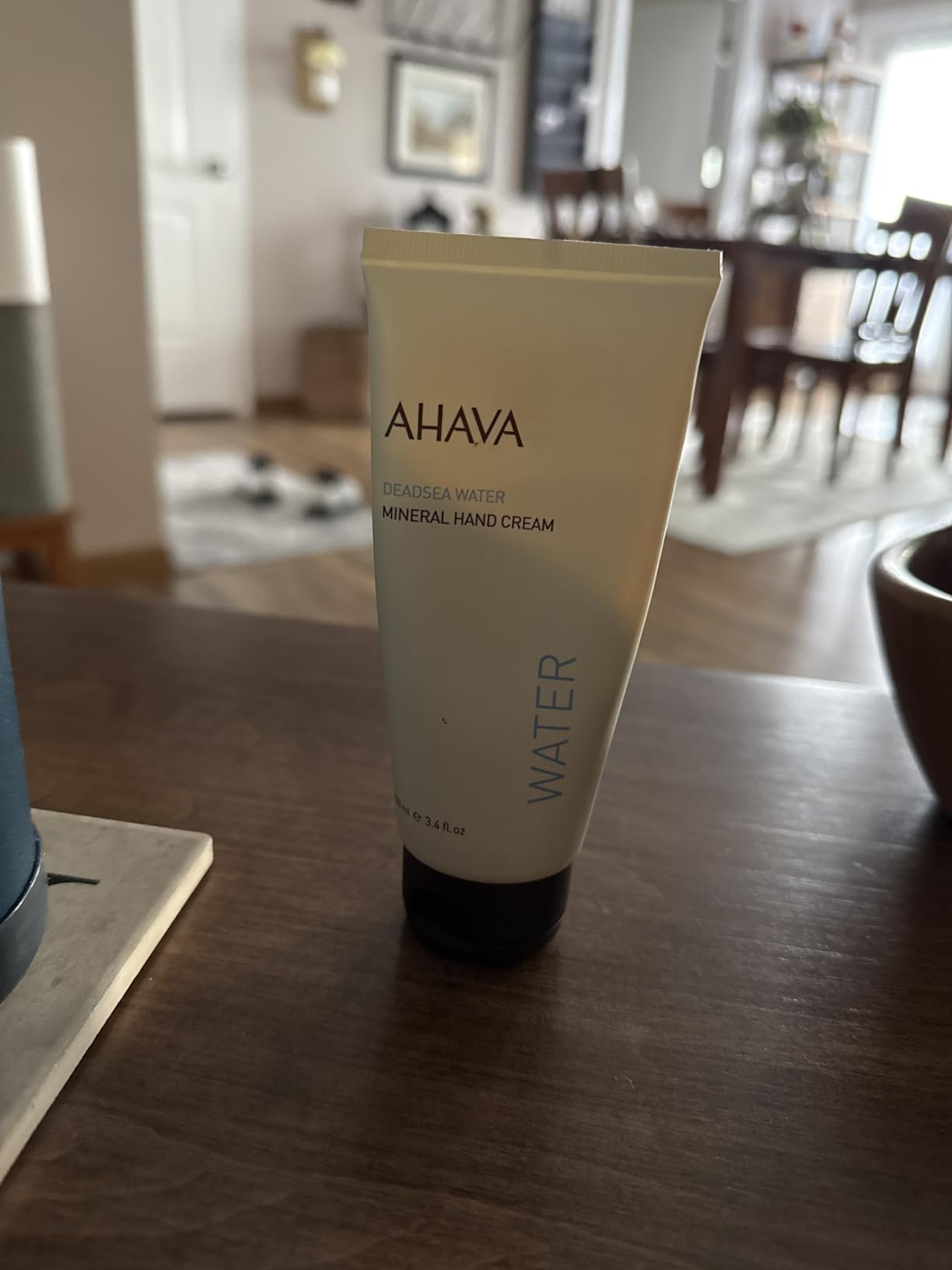 AHAVA Dead Sea Water Mineral Hand Cream - Hand Moisturizer For Dry Cracked Hands, Light & Fast Absorbing, Enriched with Exclusive blend Osmoter, Smoothing Witch Hazel & Soothing Allantoin