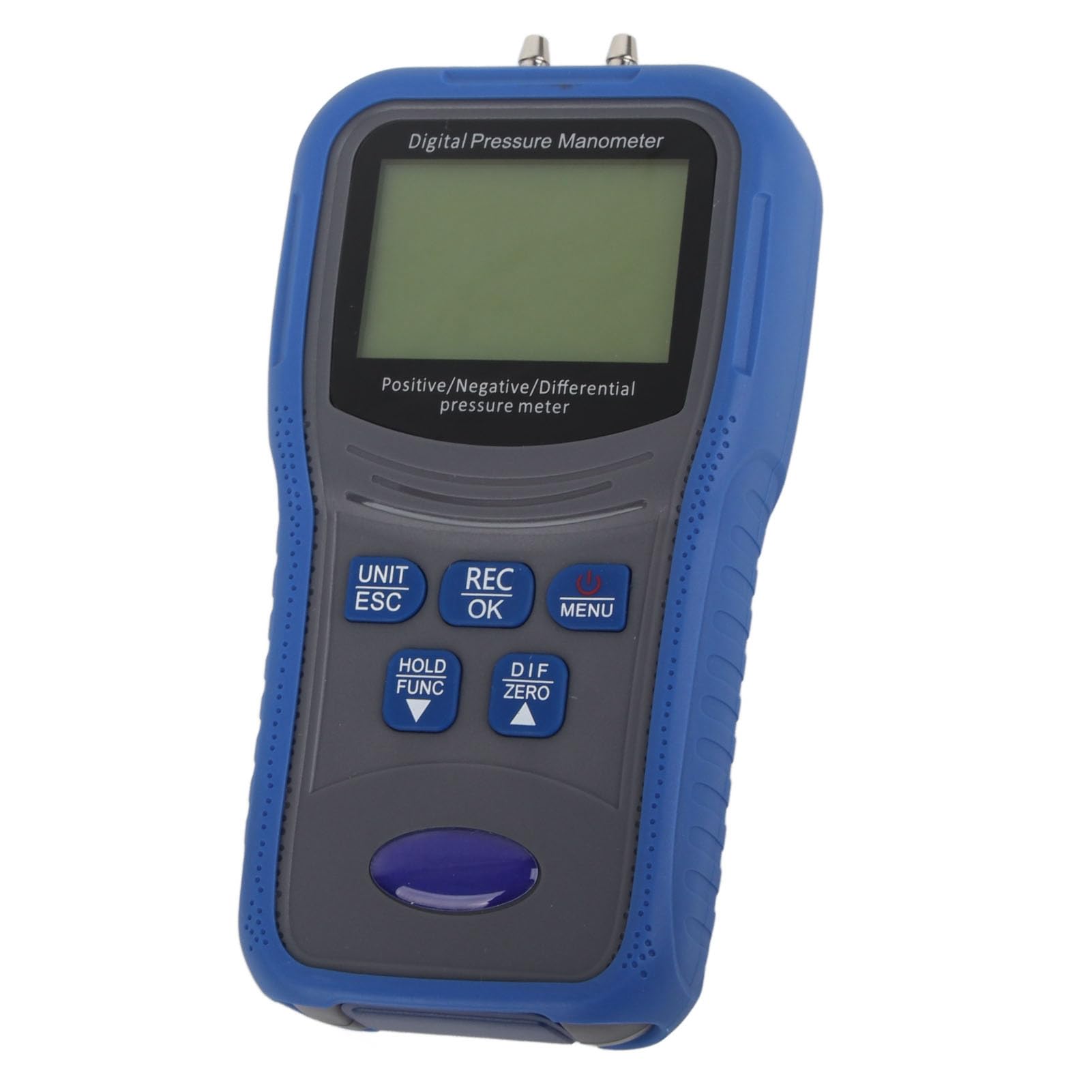 CHICIRIS Manometro Digitale ABS Misuratore di Pressione Digitale dell'aria Display LCD da 0 a 30 PSI Archiviazione di 32 Dati Risposta Rapida in 0,5 Secondi per Test di Pressione del Gas HVAC di