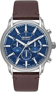 Relógio orient masculino ref: mbscc055 d1nx cronógrafo prateado