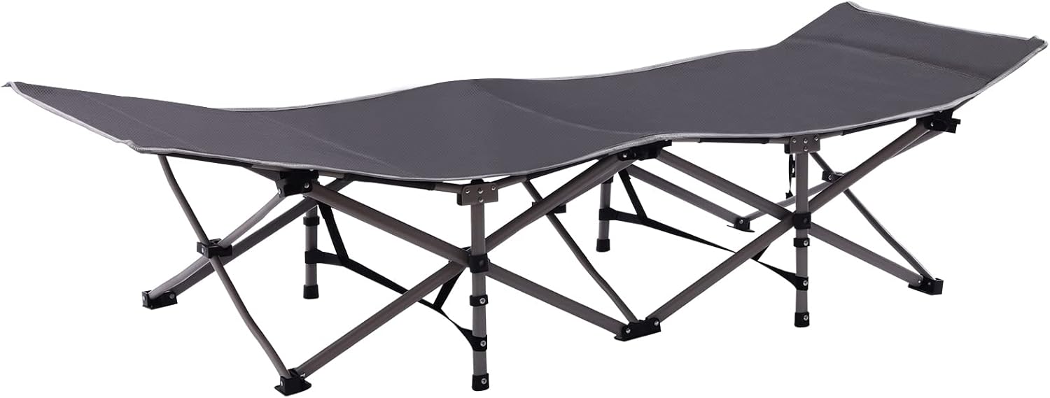 TOOL1SHOoo Portable Adults Folding Camping Bed Cot Heavy