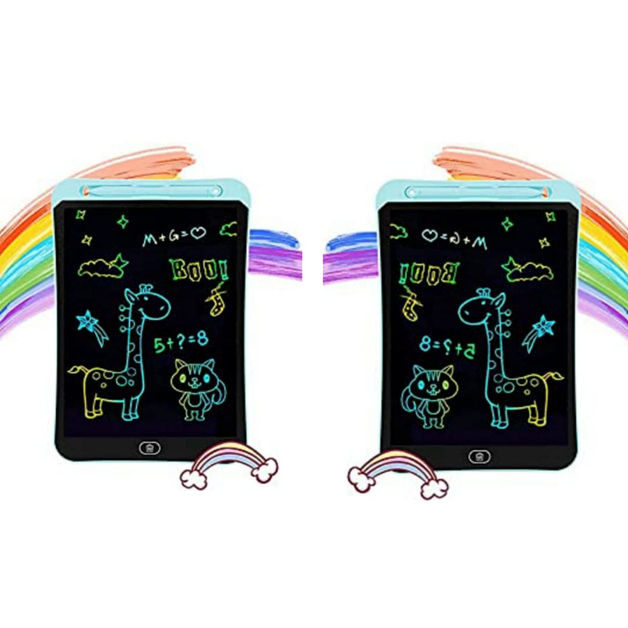 LCD Writing Tablet, 8.5" Inch Colorful Doodle Board Drawing Tablet, Erasable Reusable Electronic Drawing Pads, Educational and Learning Tool for 3-6 Years Old Boy and Girls Mix Colors (Pack of 2)-picture-13