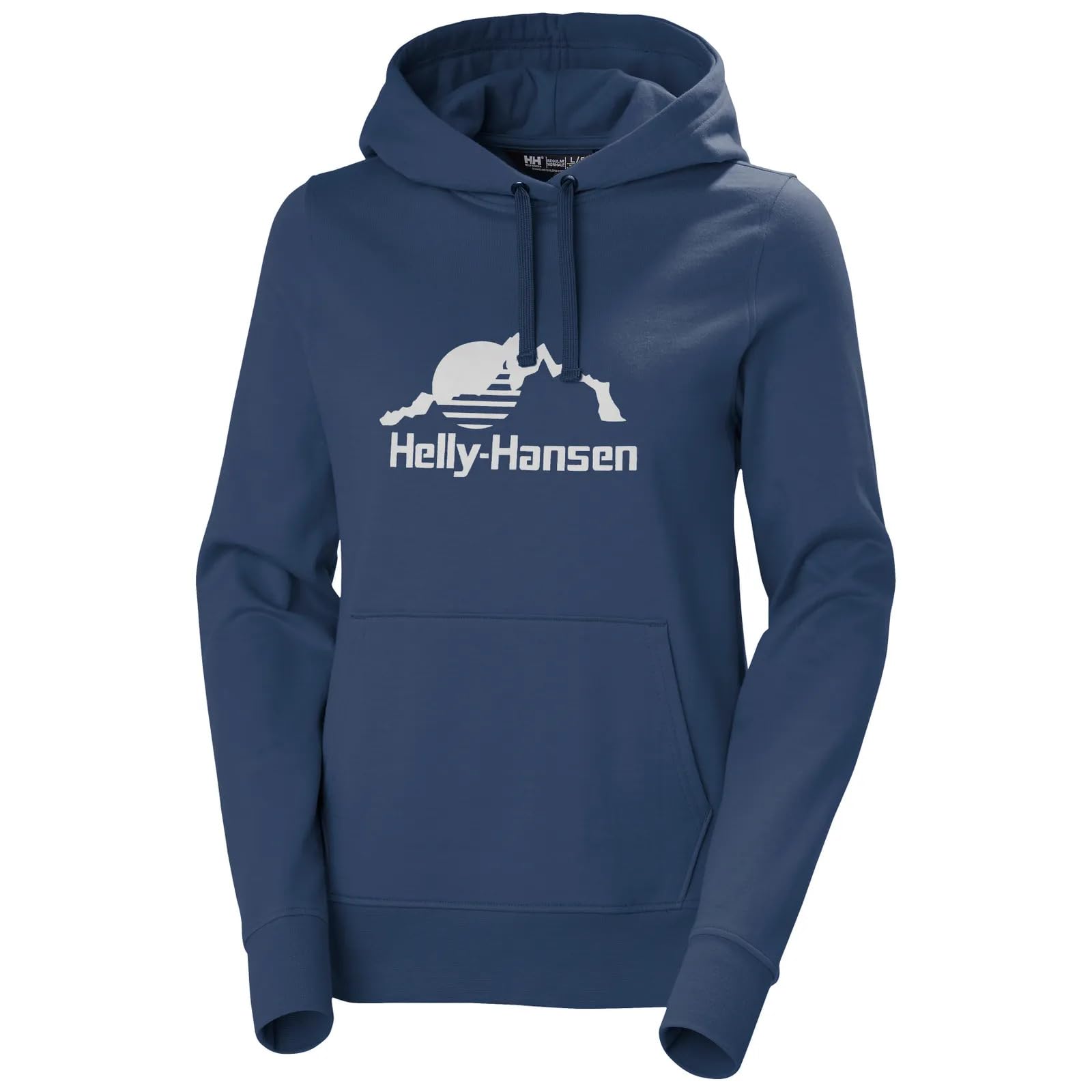Helly Hansen Women's W Nord Graphic Pullover Hoodie, Ocean 2.0, XS